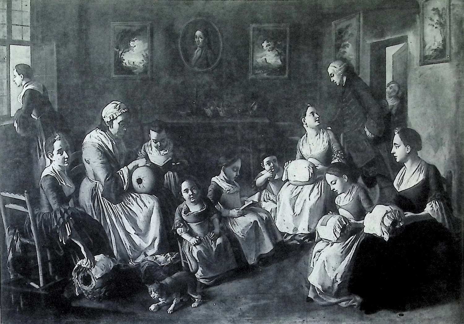 Giacomo Ceruti, il Pitocchetto - 230, Interno con donne che lavorano